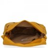 BEE BAG Duża Listonoszka Damska Adelia w Stylu Vintage Żółta